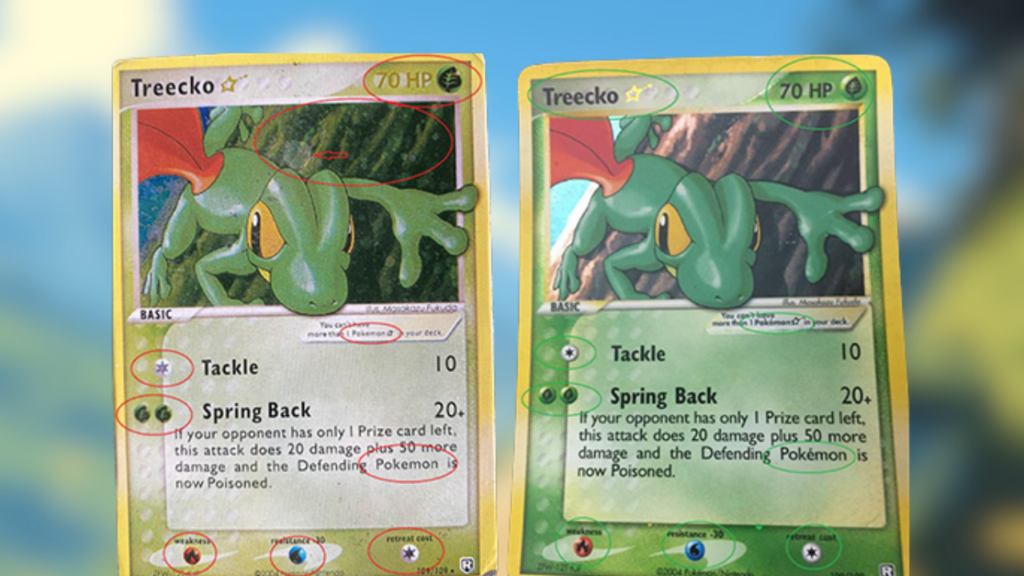 Fausse carte pokemon, comment les reconnaître