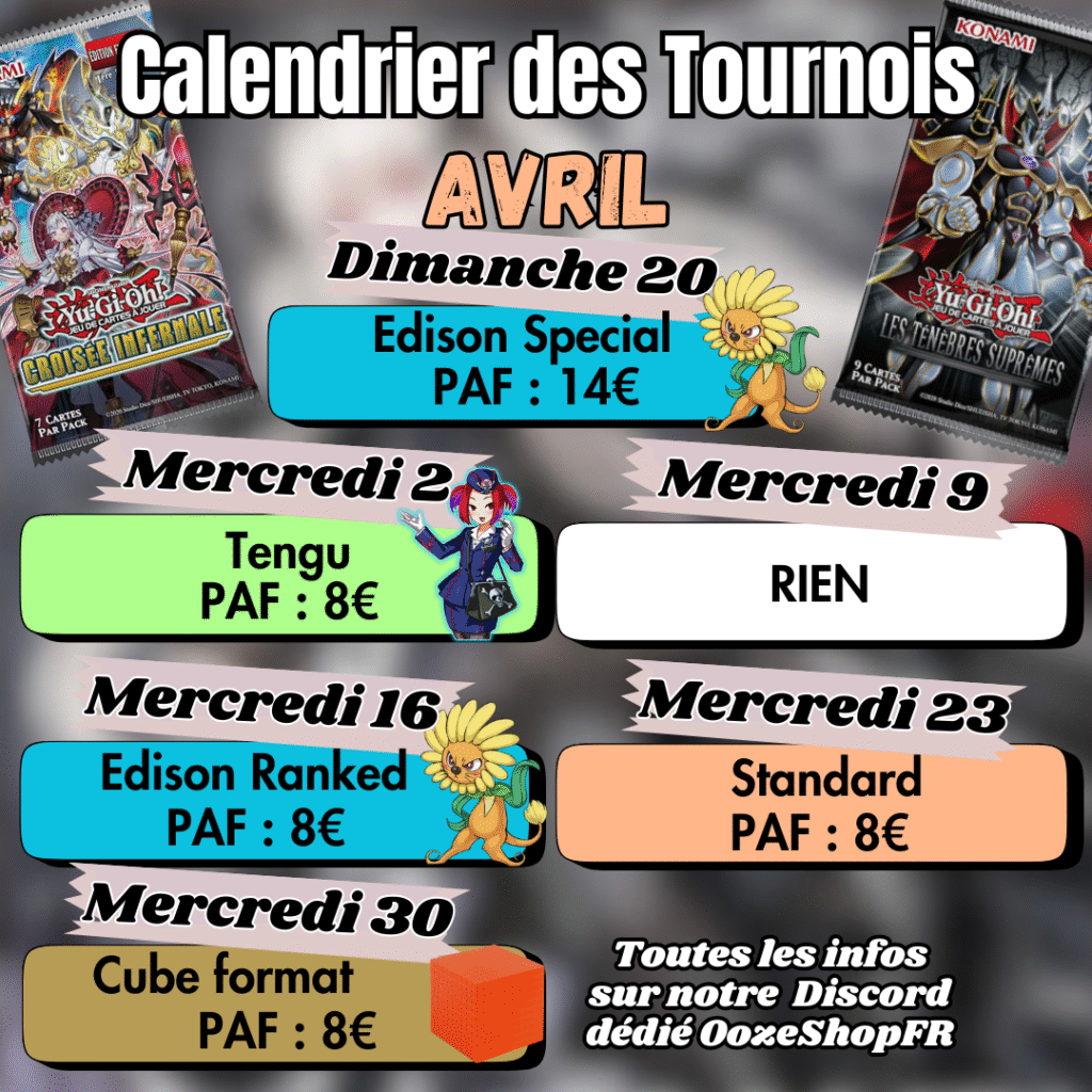 Tournois OozeShopFR