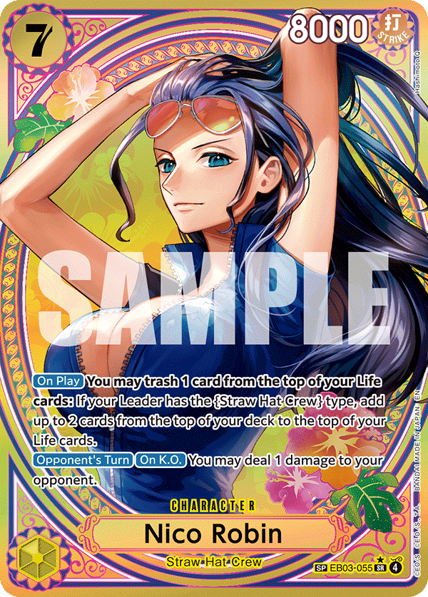 Nico Robin (SP) · EB03-055 · FR · PCA 10 (boîtier de gradation, Neuf sup'), Parallel SP – Image 3