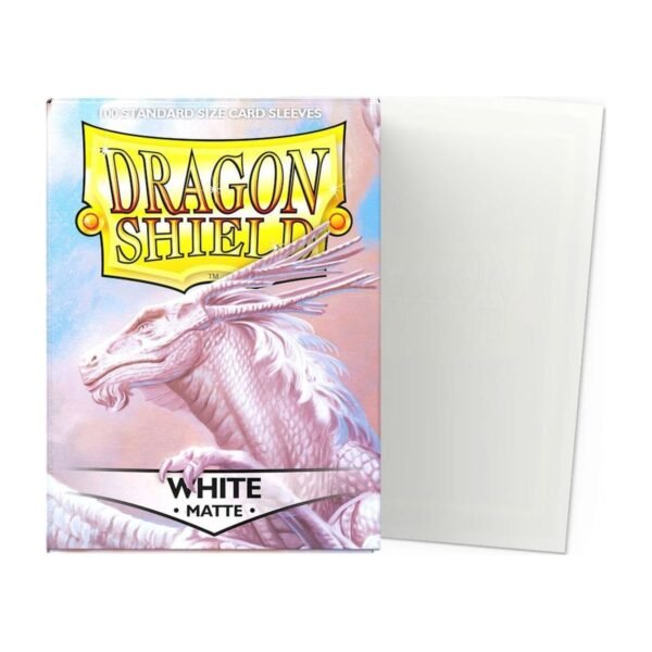 Sleeves Dragon Shield blanc mat (Pokémon)