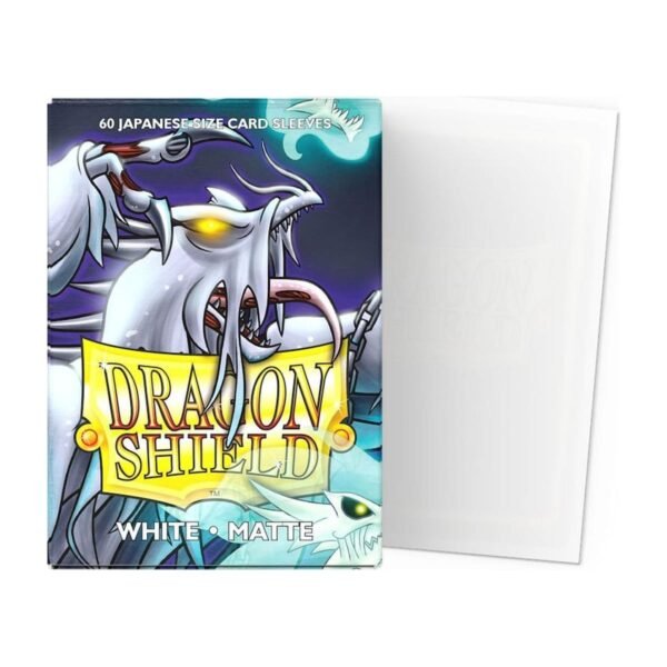 Sleeves Dragon Shield blanc mat (Yu-Gi-Oh)