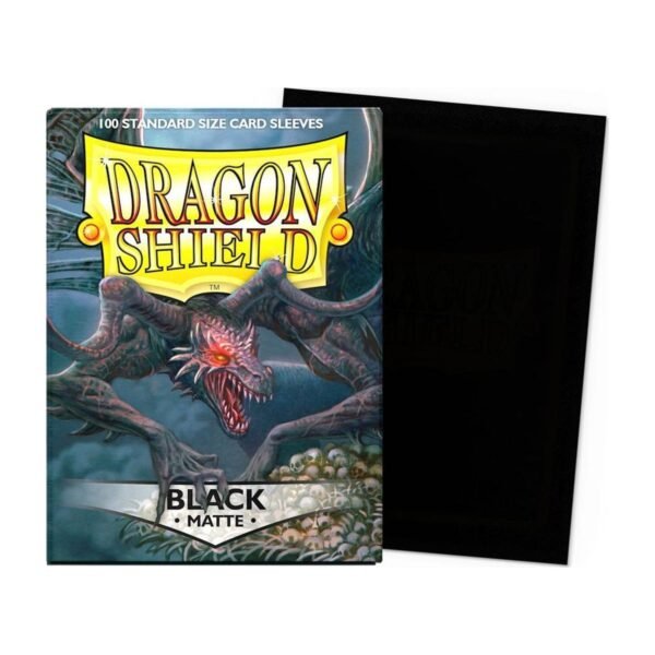 Sleeves Dragon Shield noir mat (Pokémon)