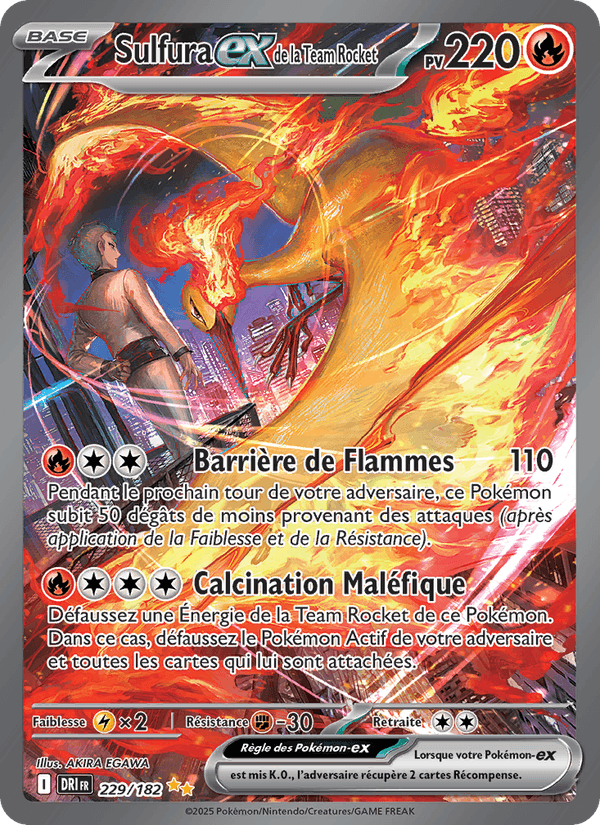 Sulfura-ex de la Team Rocket · 229 · FR STAMP – Image 3