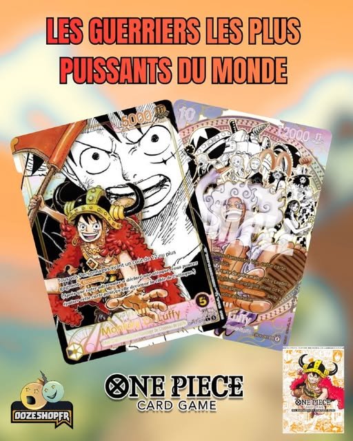 Sélection One Piece Card Game : les guerriers les plus puissants du monde