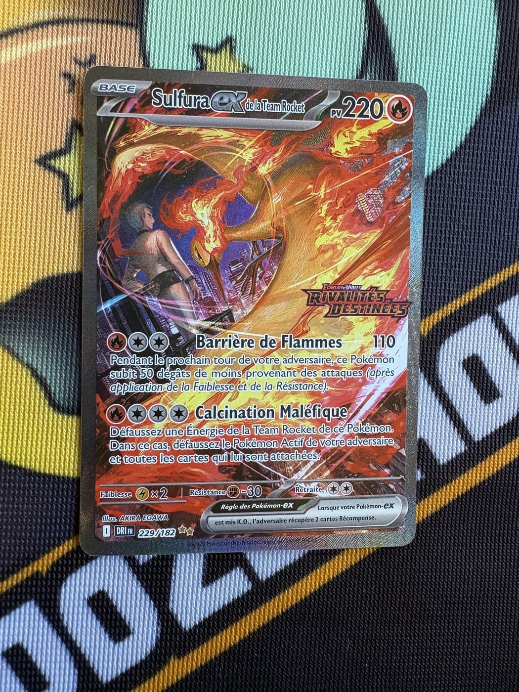 Sulfura-ex de la Team Rocket · 229 · FR STAMP