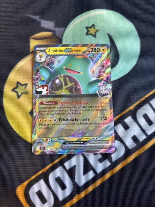 Ampibidou-ex de Mashynn · 053 · FR · Prerelease/Play! Pokémon Prize Pack (logo Play! Pokémon dans l'illustration)