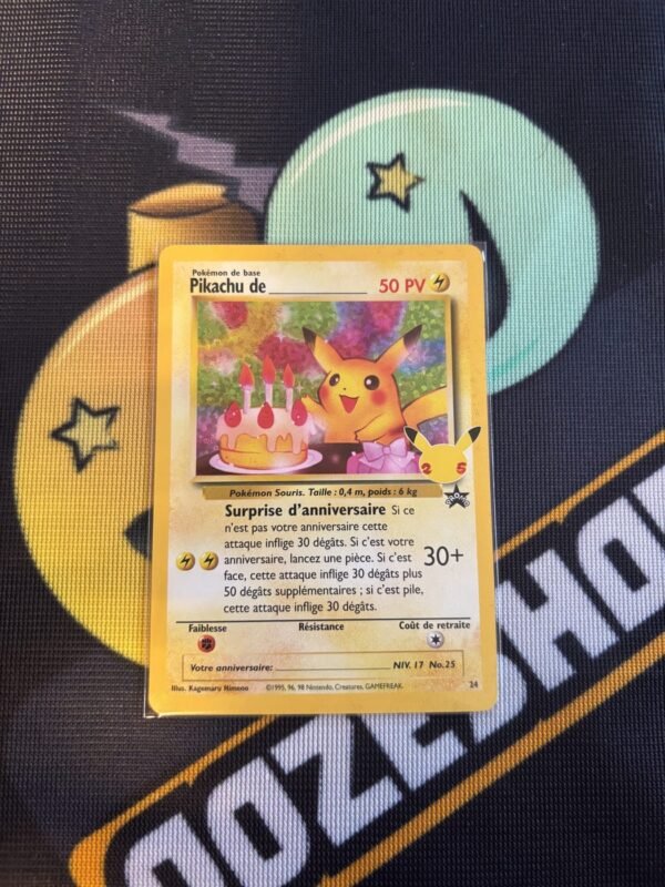 Pikachu de ________ · 24 · FR · Collection Classique Célébrations · Holo