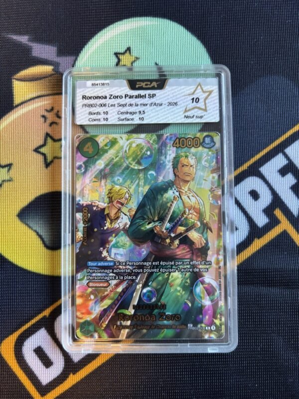 Roronoa Zoro - PRB02-006 (SP) · PRB02-006 · FR · PCA 10 - Parallel SP (Super Parallel), Neuf sup'