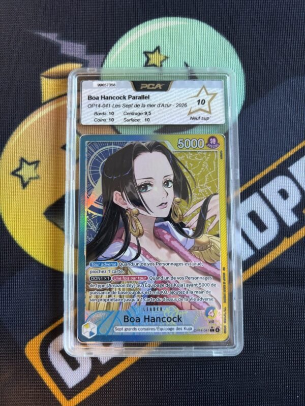 Boa Hancock - OP14-041 (Alternate Art) · OP14-041 · FR · PGA 10 (Neuf sup') - Parallel - boîtier de gradation