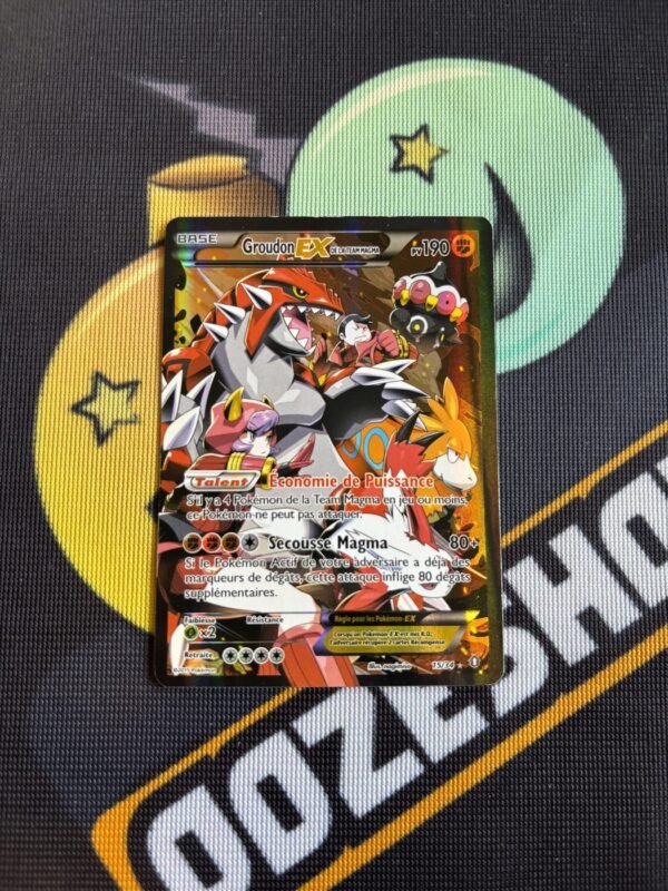 Groudon-EX de la Team Magma · 15 · FR · Full Art